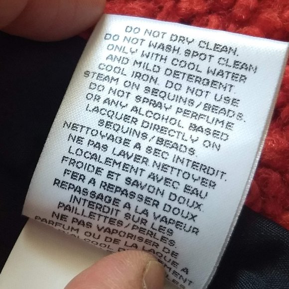 vintage 80s NWOT short sleeve sequin beads zigzag top - Picture 12 of 12